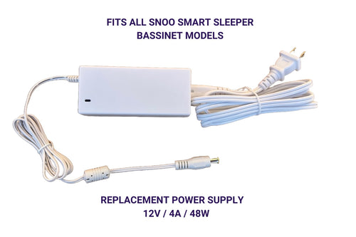 11 ft Power Supply for SNOO Smart Sleeper, 12V 4A